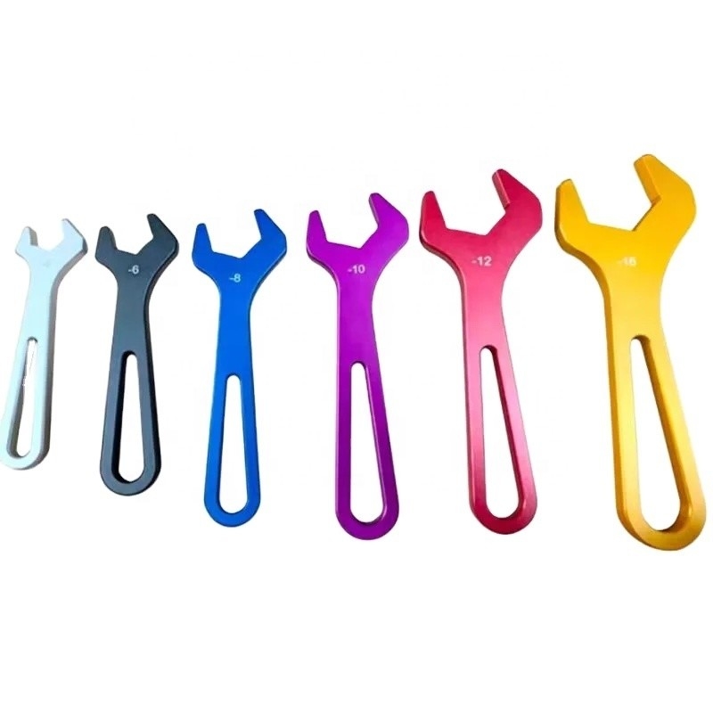 ユニバーサル AN スパンナー アルミ ビレット レーシング ツール セット 6 pcs 1 キット AN4-AN16 スプリント カー ランチ レーシングとチューニング