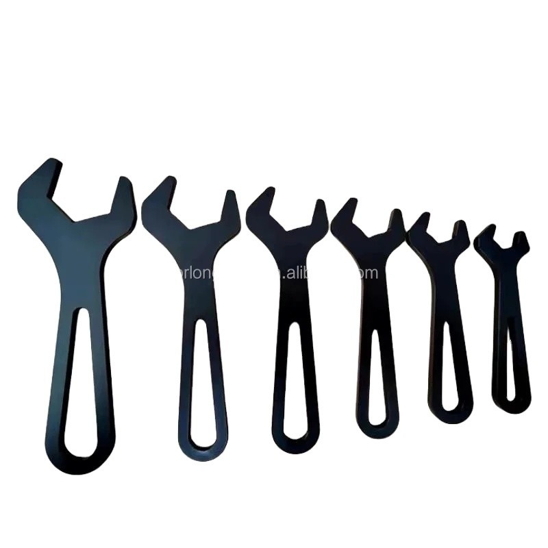 ユニバーサル ブラック AN フィッティング レンチ AN スプリンク カー ツールのセット 6PCS 年 ユニバーサル AN4-An16 ユニバーサル