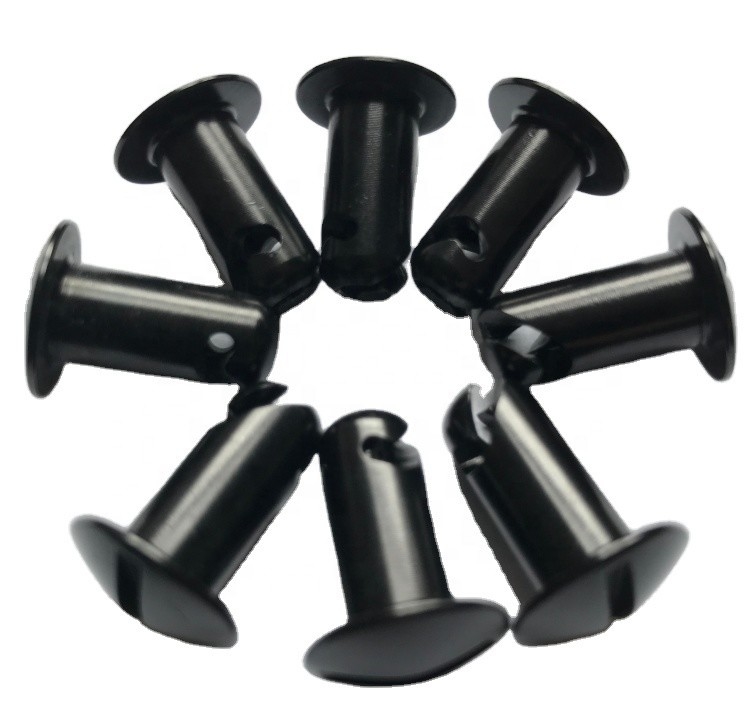 ユニバーサル 7/16&quot;x.500&quot; 黒クォーターターン Dzus スツッド アルミファスナー